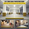 5 Channel Cable Protectors Extreme Rubber Cable Ramps Heavy Duty Protective Cable Wire Cord Ramp Driveway Rubber Traffic Speed Bumps Cable Protector (