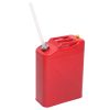 4PCS 20L Standard Cold-rolled Plate Petrol Diesel Can Gasoline Bucket with Oil Pipe Red
