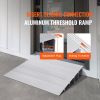 Door Threshold Ramp, 5" Rise, 800 lbs Load Capacity, Door Ramp for Wheelchairs, Aluminum Threshold Ramp for Doorways