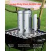 Charcoal Chimney Starter, 4 lbs Large Capacity Coal Fireplace, Heavy Duty BBQ Steel Chimney Starter for Charcoal Grill and Barbecues