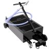 Oil Drain Pan 25 Gallon Oil Drain Tank, 95L Low Profile Oil Drain Pan, Large Capacity Oil Change Pan, Foldable Hand, with Electric Pump, Hose