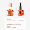 Hydraulic Bottle Jack, 20 Ton/44092 lbs Welded Bottle Jack with 6.69''-12.6'' Lifting Range & 3-Section Long Handle, for Car, Pickup, Truck, RV