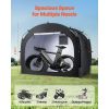 Bike Storage Tent, 4 to 5 Bikes, Outdoor Spacious Bike Storage Tent with Ventilated Window