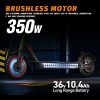 WHOSU Electric Scooter Adults with 350W Motor, Up to 19 MPH & 19 Miles E-Scooter, Lightweight Folding Electric Scooter for Adults with APP Control