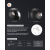 Motorcycle Helmet, Full Face, Adult Motocross Dirt Bike Helmet with Tinted and Clear Dual Visor