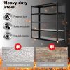 Heavy Duty Garage Shelving Units 72"H48"W24"D, 5-Tier Steel Adjustable Metal Storage Shelves,3000 lbs Industrial Rack for Garage Organization,Basement