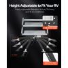 RV Step Stabilizer, Height Adjustable Step Stabilizer Kit, Camper Stair Stabilizers with Powder Coated Steel for 5th Wheels