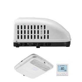 RV Air Conditioner, 15000 BTU Non-Ducted Rooftop RV AC Unit, 65 dB Quiet Design, Including Air Distribution Box