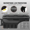Truck Bed Storage Box, Lockable Swing Case with Password Padlock, 6.6 Gal/25 L ABS Wheel Well Tool Box, Waterproof and Durable