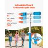Kick Scooter for Kids Ages 3+, 2-Wheel Toddler Scooter with Light-Up Wheels, Adjustable Height Handlebar, Wide Anti-Slip Deck