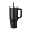 40 oz Insulated Water Bottle, Stainless Steel Sports Coffee Cup with Lid, Handheld Travel Coffee Mug Double Walled, Camping Hydration Flask Leakp